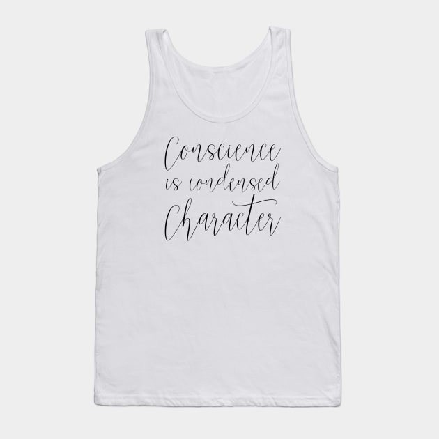 Conscience is condensed character Tank Top by FlyingWhale369